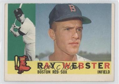 1960 Topps - [Base] #452 - Ray Webster [Noted]
