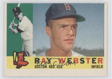 1960 Topps - [Base] #452 - Ray Webster [Noted]