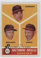 Baltimore Orioles Coaches (Eddie Robinson, Hal Brown, Lum Harris) [Good to…