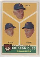 Chicago Cubs Coaches (Lou Klein, Charley Root, El Tappe)