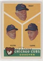 Chicago Cubs Coaches (Lou Klein, Charley Root, El Tappe)