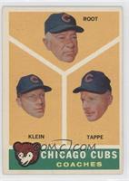 Chicago Cubs Coaches (Lou Klein, Charley Root, El Tappe) [Noted]