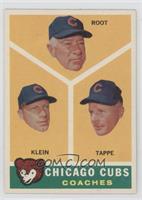 Chicago Cubs Coaches (Lou Klein, Charley Root, El Tappe)