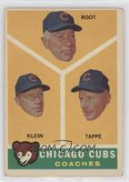 Chicago Cubs Coaches (Lou Klein, Charley Root, El Tappe)