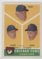 Chicago Cubs Coaches (Lou Klein, Charley Root, El Tappe) [Good to VG&…