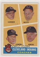 Cleveland Indians Coaches (Mel Harder, Jo-Jo White, Bob Lemon, Red Kress)