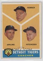 Detroit Tigers Coaches (Tom Ferrick, Billy Hitchcock, Luke Appling) [Good …