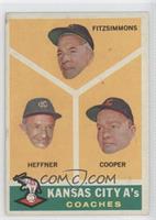 Kansas City A's Coaches (Fred Fitzsimmons, Don Heffner, Walker Cooper) [Good&nb…