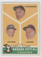 Kansas City A's Coaches (Fred Fitzsimmons, Don Heffner, Walker Cooper) [Noted]