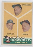 Kansas City A's Coaches (Fred Fitzsimmons, Don Heffner, Walker Cooper)