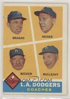 Los Angeles Dodgers Coaches (Bobby Bragan, Pete Reiser, Joe Becker, Greg Mullea…