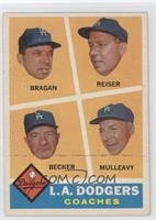 Los Angeles Dodgers Coaches (Bobby Bragan, Pete Reiser, Joe Becker, Greg Mullea…