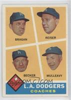 Los Angeles Dodgers Coaches (Bobby Bragan, Pete Reiser, Joe Becker, Greg Mullea…