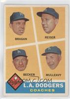 Los Angeles Dodgers Coaches (Bobby Bragan, Pete Reiser, Joe Becker, Greg Mullea…