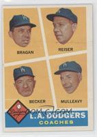 Los Angeles Dodgers Coaches (Bobby Bragan, Pete Reiser, Joe Becker, Greg Mullea…