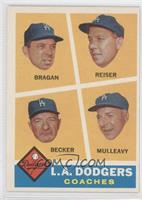 Los Angeles Dodgers Coaches (Bobby Bragan, Pete Reiser, Joe Becker, Greg Mullea…