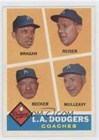 Los Angeles Dodgers Coaches (Bobby Bragan, Pete Reiser, Joe Becker, Greg Mullea…