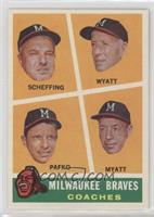 Milwaukee Braves Coaches (Bob Scheffing, Whit Wyatt, Andy Pafko, George Myatt)