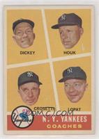 N.Y. Yankees Coaches (Bill Dickey, Ralph Houk, Frank Crosetti, Ed Lopat) [Noted]