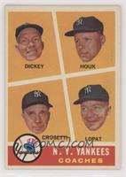 N.Y. Yankees Coaches (Bill Dickey, Ralph Houk, Frank Crosetti, Ed Lopat)