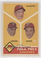 Philadelphia Phillies Coaches (Andy Cohen, Ken Silvestri, Dick Carter) [Altered]