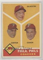 Philadelphia Phillies Coaches (Andy Cohen, Ken Silvestri, Dick Carter) [Good&nb…