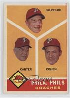 Philadelphia Phillies Coaches (Andy Cohen, Ken Silvestri, Dick Carter)