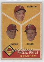 Philadelphia Phillies Coaches (Andy Cohen, Ken Silvestri, Dick Carter)