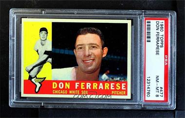 1960 Topps - [Base] #477 - Don Ferrarese [PSA 8 NM‑MT]