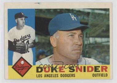 1960 Topps - [Base] #493 - Duke Snider [Good to VG‑EX]