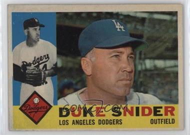 1960 Topps - [Base] #493 - Duke Snider [Good to VG‑EX]