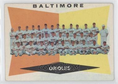 1960 Topps - [Base] #494 - 7th Series Checklist - Baltimore Orioles [Good to VG‑EX]