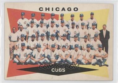 1960 Topps - [Base] #513 - High # - Chicago Cubs Team [Noted]