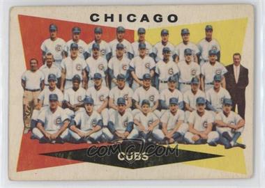 1960 Topps - [Base] #513 - High # - Chicago Cubs Team [Poor to Fair]