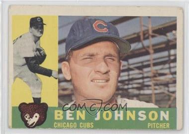 1960 Topps - [Base] #528 - High # - Ben Johnson [Good to VG‑EX]