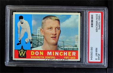 1960 Topps - [Base] #548 - High # - Don Mincher [PSA 8 NM‑MT]