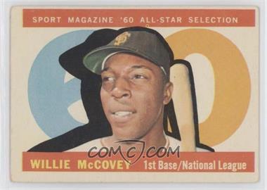 1960 Topps - [Base] #554 - High # - Willie McCovey