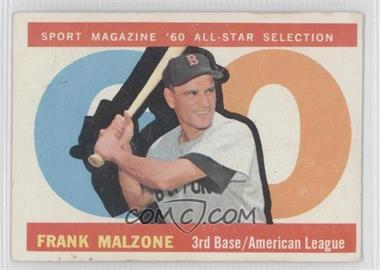 1960 Topps - [Base] #557 - High # - Frank Malzone [Good to VG‑EX]