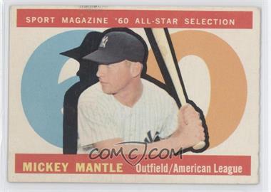 1960 Topps - [Base] #563 - High # - Mickey Mantle