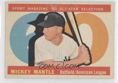 1960 Topps - [Base] #563 - High # - Mickey Mantle [Good to VG‑EX]