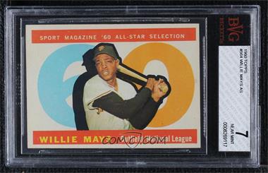 1960 Topps - [Base] #564 - High # - Willie Mays [BVG 7 NEAR MINT]