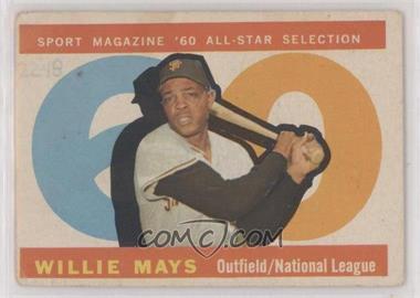 1960 Topps - [Base] #564 - High # - Willie Mays [Good to VG‑EX]