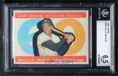 1960 Topps - [Base] #564 - High # - Willie Mays [BGS 6.5 EX‑MT+]