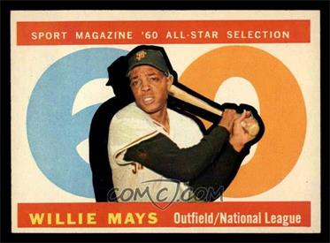1960 Topps - [Base] #564 - High # - Willie Mays [NM]