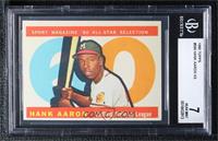 High # - Hank Aaron [BGS 7 NEAR MINT]