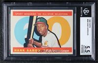 High # - Hank Aaron [BGS 5.5 EXCELLENT+]