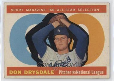 1960 Topps - [Base] #570 - High # - Don Drysdale