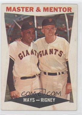 1960 Topps - [Base] #7 - Master & Mentor (Willie Mays, Bill Rigney)