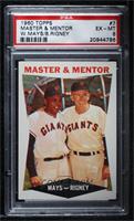 Master & Mentor (Willie Mays, Bill Rigney) [PSA 6 EX‑MT]