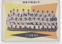 2nd Series Checklist - Detroit Tigers [Good to VG‑EX]